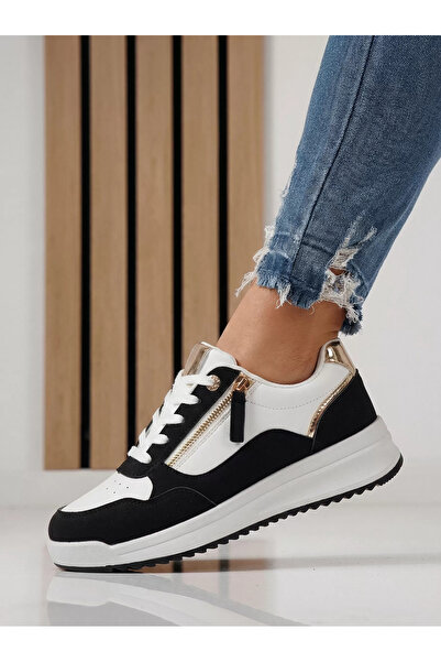 Zaira Women's black sneakers made of eco- Leather Alana #24417