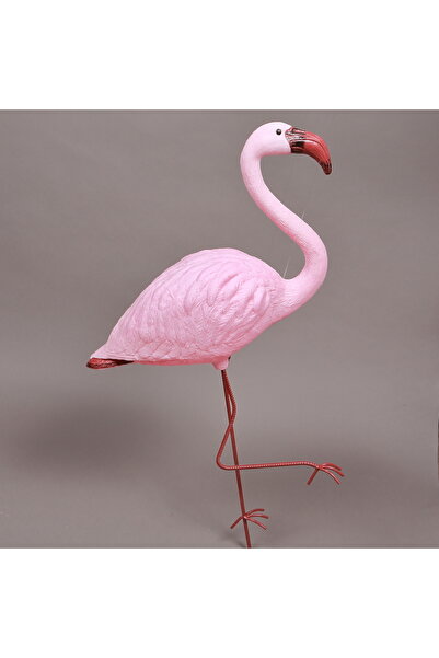 OEM Garden decoration, flamingo shape, pink, 102 cm x 55 cm