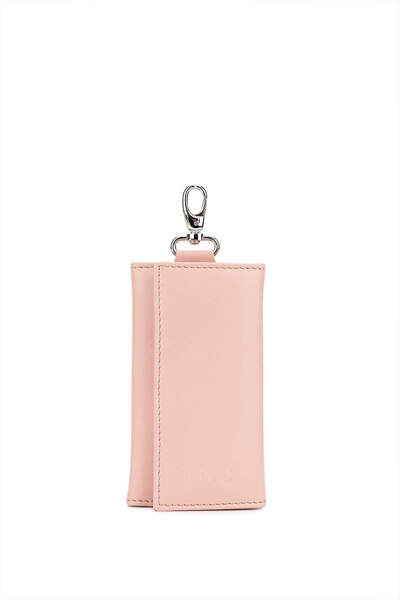 Tamer Tanca Men's Genuine Leather Beige Keychain