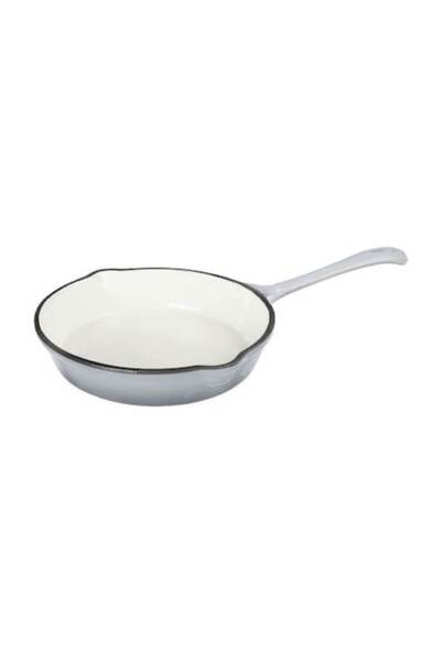 Kinghoff Enamel Cast Iron Frying Pan, KINGHOFF, 20 cm, White