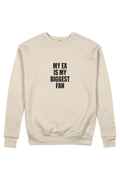The Lucid Lab My Ex Is My Biggest Fan Sweatshirt - Beige