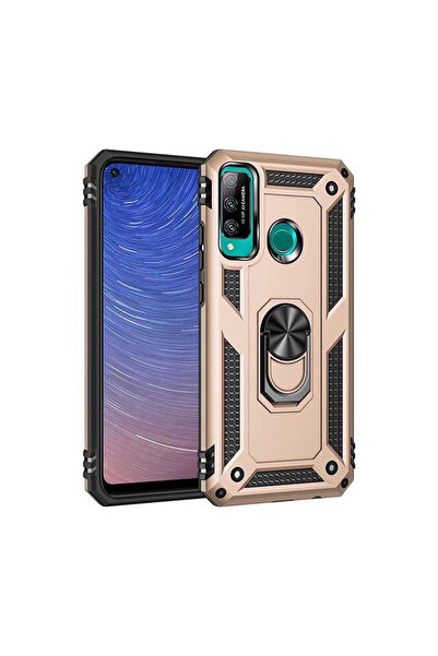 eco port غطاء حماية هواوي بي 40 لايت اي من السيليكون مع حلقة صوفيا - ذهبي