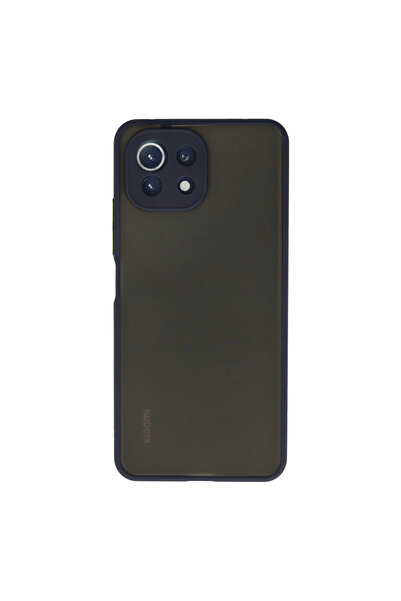 eco port غطاء حماية سيليكون مونتريال لهاتف Mi 11 Lite - أزرق داكن