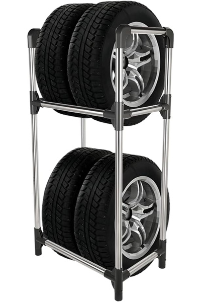 OEM Removable 2-tier shelf for storing 4 tires, 57.2x37.3x114.6cm