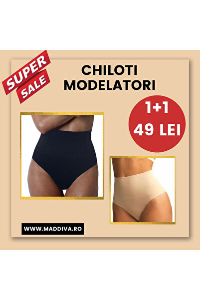 Mad Diva 1 + 1 High Waist Shapewear Thong Panties