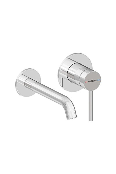 Artema Minimax Round Built-In Sink Faucet Chrome A43537