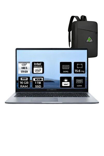 ASUS Expertbook P1 Intel Core I5 13420H 16GB 1tb SSD 15.6" Fhd Fdos Taşınabil...