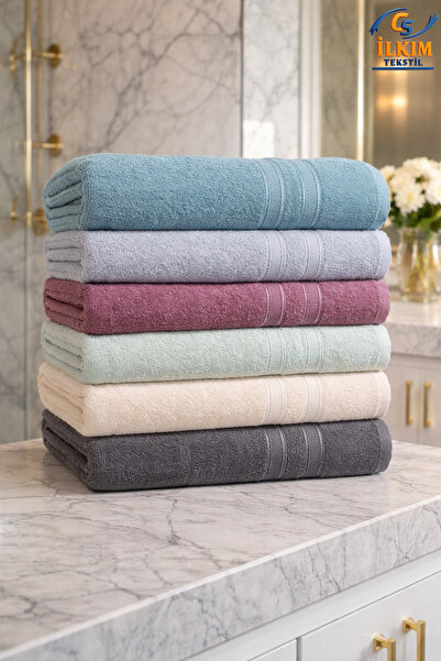 cs ilkim Moje / Set od 6 peškira za kupanje 90*150 cm (6 boja)