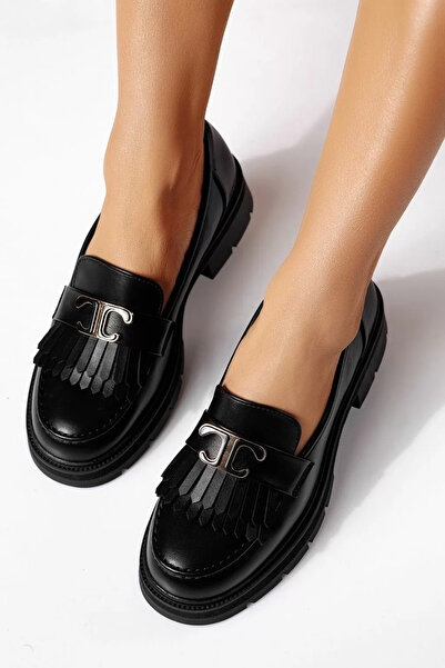 Zaira Дамски черни ежедневни обувки от еко кожа Galia #24444 - 39