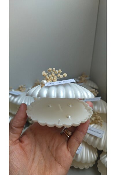 shop 20 adet İstiridye kokulu mum hediyelik(düğün, nikah, söz, kına)