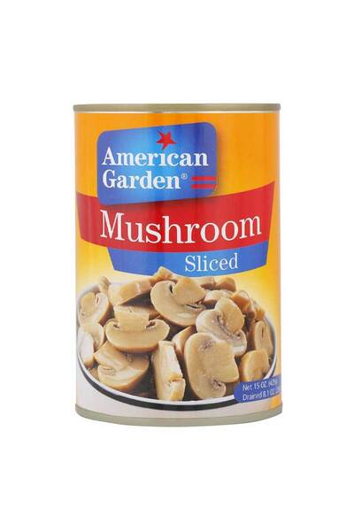 american garden MUSHROOM SLICED 425GM