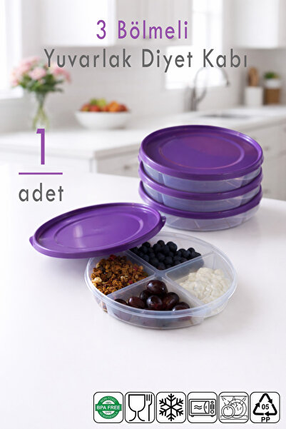 Ezupack 1 Piece Portable Food Container Lunch Box Diet Nutrition Box Storage ...