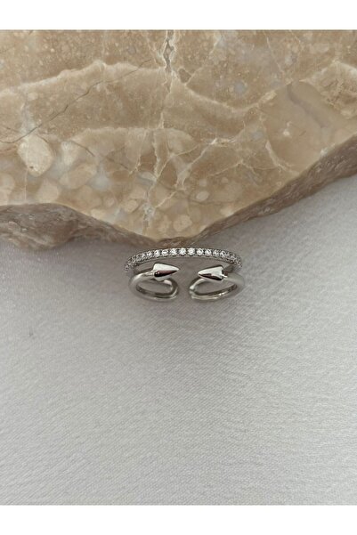 XUPING JEWELRY Silver Zircon Stone Vip Adjustable Steel Ring