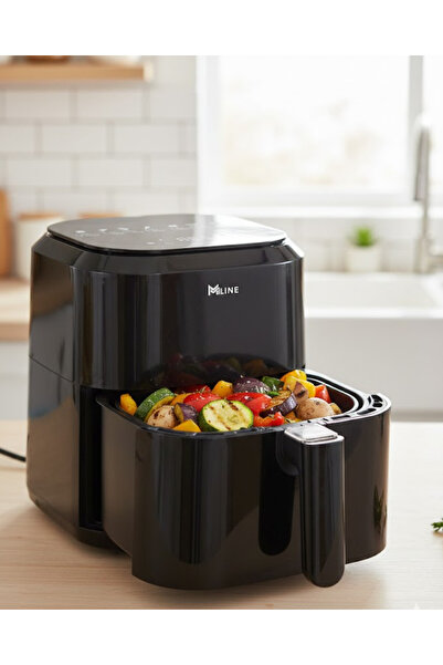Genel Markalar 4 Litre Cam Hazneli 1360W Ayarlanabilir Isılı Airfryer
