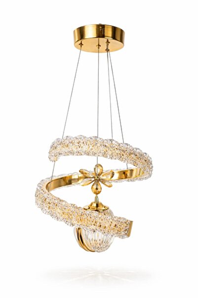 KRL LİGHTİNG Kesik Gold Led Avize
