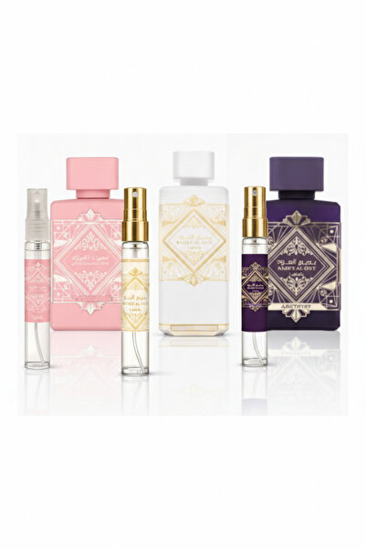 lattafa Set of 3 Bade'e Al Oud Perfumes: Amethyst, Honor & Glory and Noble Bl...