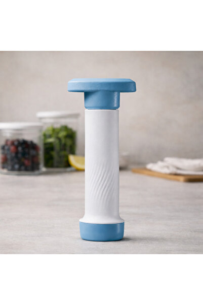 Seoul مضخة فراغية باللون الفيروزي |   مضخة بلاستيكية متوافقة مع حاويات التخزين