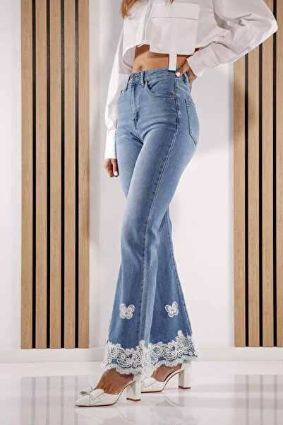 Zaira Γυναικείο τζιν Ayane μπλε καμπάνα #A1375 - 30