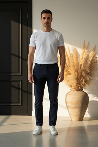 YŞRLİNE COLLECTİON YŞR Premium Ανδρικό Υφασμάτινο Παντελόνι Jogger – Μοντέρνα...