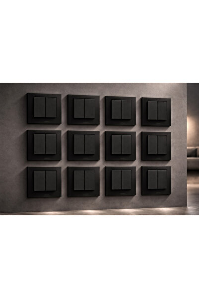 OVİVO Grano Metalik Siyah Komitatör 12’li Ekonomik Paket