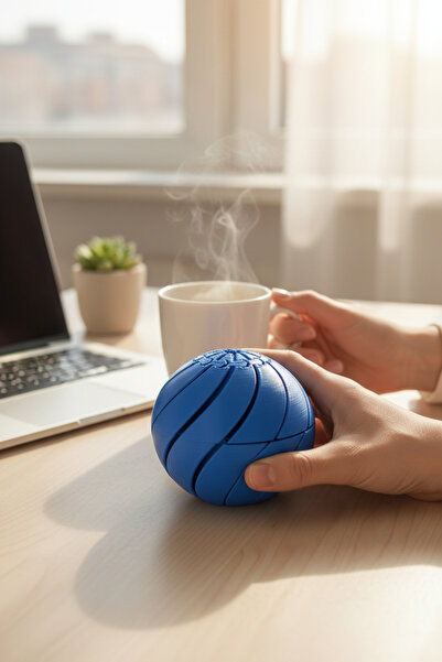 Pazarois Expandable Stress Ball / Stress Toy Blue