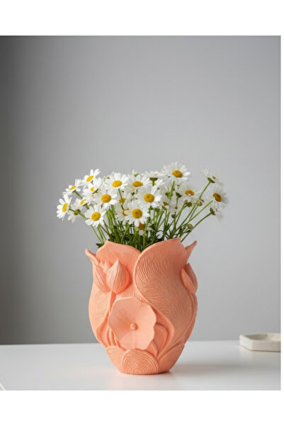 ASTRALTECH Orange Flower Vase