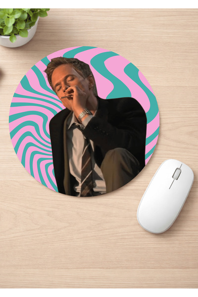Eylül Design How I Met Your Mother Printed Round Non-Slip Mousepad Ergonomic ...