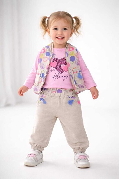 neocotton سترة بقلنسوة من الكتان وبنطلون وسويت شيرت، طقم من 3 قطع