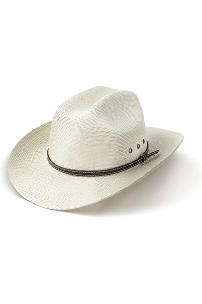 Zylioo Men's straw sun hat, white XL 59-61 cm