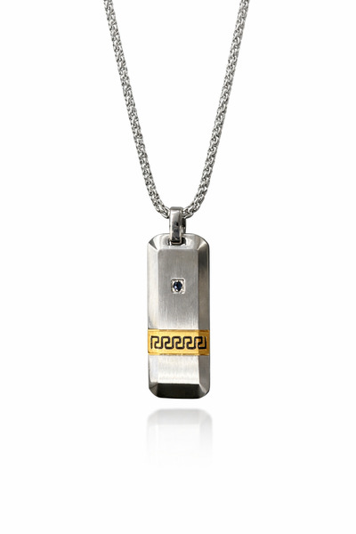 Defne Silver 316L Stainless Steel Pendant