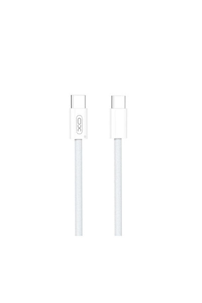 Xo NB-Q260C 60W Type-C to Type-C Hızlı Şarj ve Data Kablosu 3 Metre Örgülü