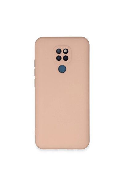 eco port جراب جنرال موبايل جي ام 20 نانو مخملي من الداخل سيليكون - بودرة