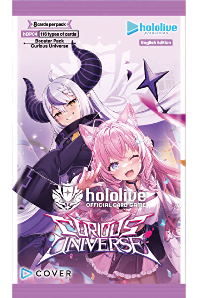 Bushiroad Hololive Curious Universe Booster Pack EN (8 carti)
