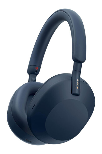 Sony Безжични слушалки с шумопотискане WH-1000XM5, сини