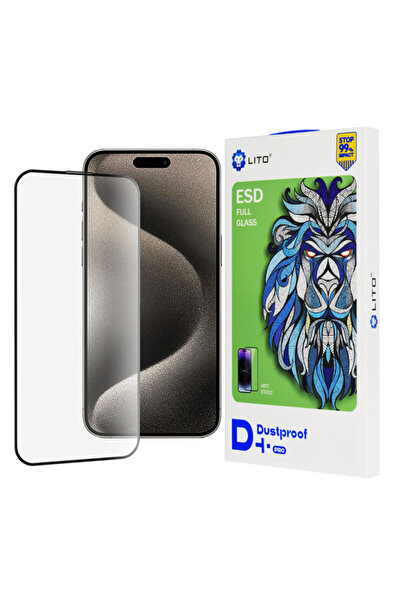 Lito Γυάλινη μεμβράνη D+ Pro ανθεκτική στη σκόνη για iPhone 15