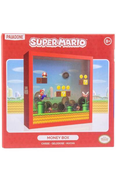 Super Mario Bros Διαδραστικός κουμπαράς, SUPER MARIO BROS, 18 x 18 x 5 εκ., Π...