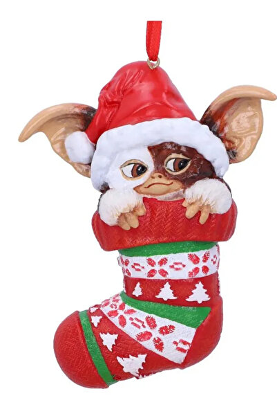 Nemesis Now Φιγούρα Gremlins Gizmo σε κάλτσα κρεμαστή 12εκ.