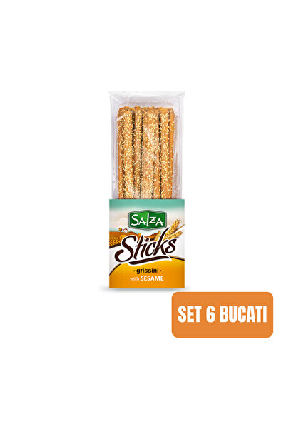 Morello SET 6 PIECES - Sesame Grissini Breadsticks 190 g