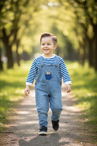 Ercahome tekstil بنطلون جينز سالوبت مزدوج للرجال 6 أشهر، 12 شهرًا، 18 شهرًا، ...