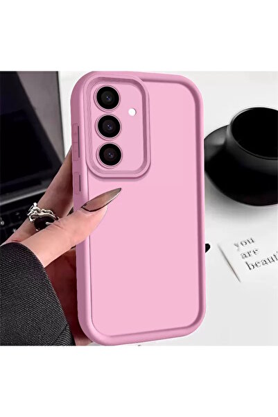 m.tk moveteck Samsung Galaxy S25 Fe Kılıf Yumuşak Renkli Lansman Silikon Kame...