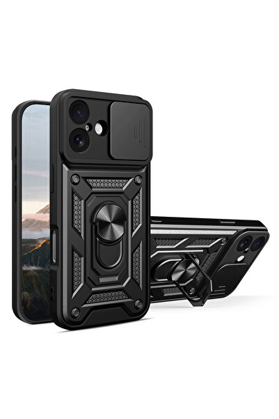 Other Etui pancerne z podstawką osłoną aparatu na iPhone 17 Hybrid Armor Cams...