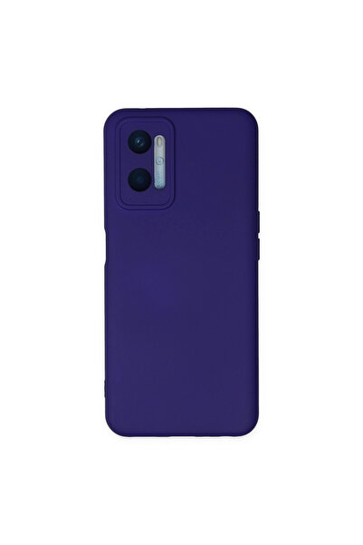 eco port جراب اوبو A96 نانو من السيليكون المخملي الداخلي - بنفسجي