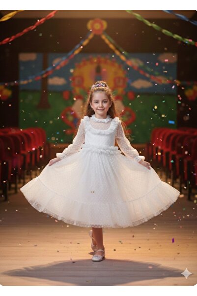 BEGONYA BEBECE KIDS Seasonal Festive Dress for Girls, Show Invitation Wedding...