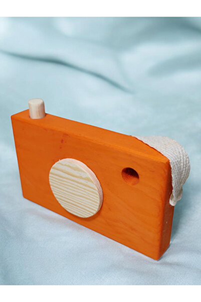 websunday Wooden Toy Camera Natural Handmade Toy