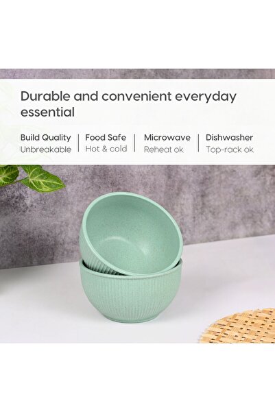 REuse Reusable Bowl 500 ml | Made from coffee husks | 1 piece | Celeste Green