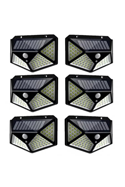 OEM Set de 6 lămpi solare cu senzor de mișcare, 100 LED-uri și 3 moduri de il...
