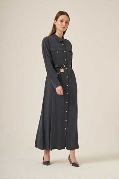 FTZ WOMEN Women's Modal Dress Smoked 31016