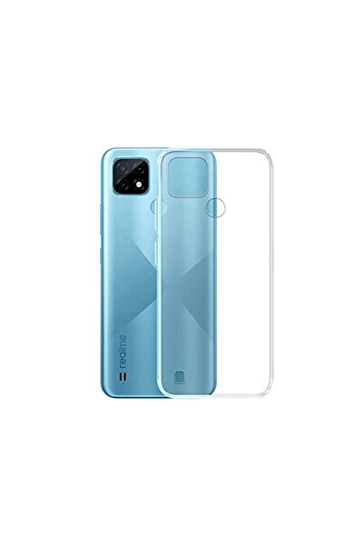 eco port جراب Realme C21 مصنوع من السيليكون الشفاف الفاخر