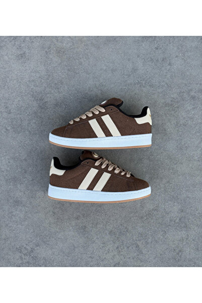 ResPon Kahve Bej Kampus Çorap Hediyeli Spor Ayakkabı