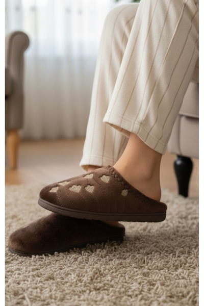 GEZER شباشب منزلية شتوية. شباشب شتوية مطرزة بالفرو. شباشب منزلية شتوية.